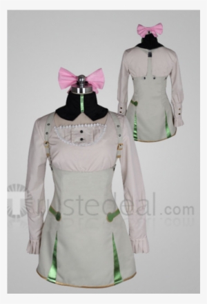 rwby penny polendina cosplay costume - new!rwby a set fighting penny cosplay gray and green