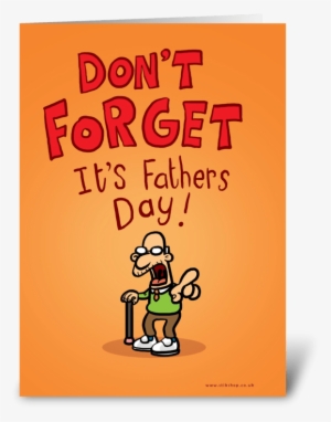 Don't Forget Father's Day Card Greeting Card - Old Farts Club B/day Greeting Card