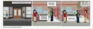 Craft Store Crime - Cartoon