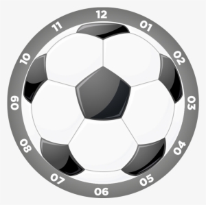 Vinilo Reloj Pared Pelota Fútbol - Imagenes De Reloj De Futbol