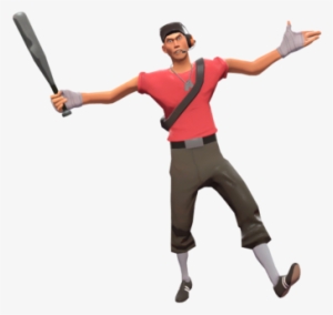 Scout Taunting With The Bat Equipped - Team Fortress 2 Postavy