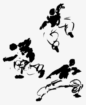 Shaolin Kung Fu Martial Arts Zeichnung - Kung Fu Drawing Ink