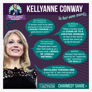 Trumps New Campaign Manager What She Says About Women - Kellyanne Conway Anti Trump