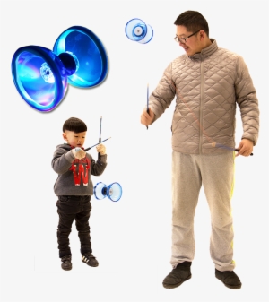 Chinese Diabolo Yoyo With Led Lights - Standing