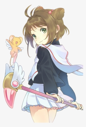 Anime, Sakura, And Sakura Card Captor Image - Transparent Anime Cute Girl