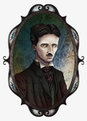 Nikola Tesla - Dibujo De Nikola Tesla