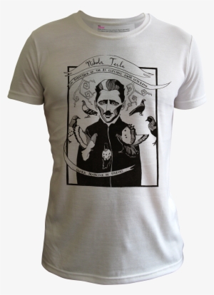 Nikola Tesla Men White - Geraint Thomas T Shirt