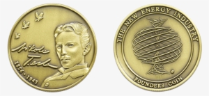 Nikola Tesla, Coin, Energy, New Energy, - Sir Henry Parkes Coin
