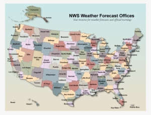 responsible for a collection of counties known as a - national weather service