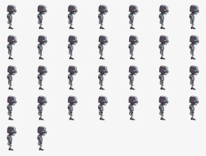 Idle Animation Frames For The 2d Character Included - Unity 2d Robot Boy