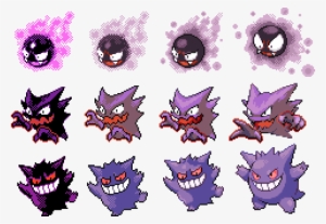Ghastly Was Difficult But I Like How It Ended Up - Haunter Gengar Gastly Sprites