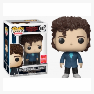 Dustin Stranger Things Sdcc 2018 Exclusive Funko Pop - Funko Pop Stranger Things Dustin Snowball