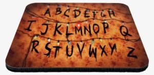 Stranger Things Alphabet Wall Drink Coaster - Wallet
