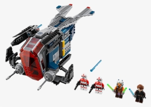 The Set Includes A Gungan Warrior Minifigure With A - Lego Star Wars 75046