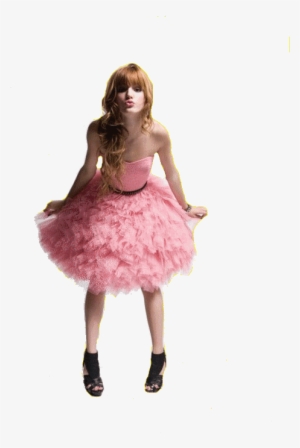 X Bella Thorne Png By Cookie - Bella Thorne With Pink Dress