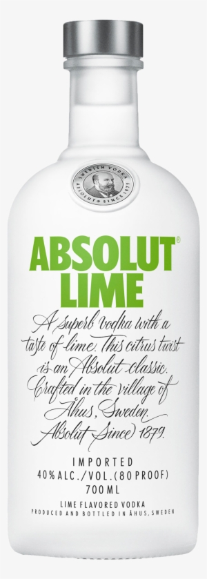 Absolut Lime Vodka 700ml Bottle - Absolut Lime Flavoured Vodka