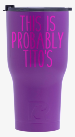 Purple With Pink Tumbler - Personalized Tumbler