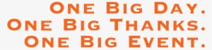 One Big Day - Big Event Virginia Tech