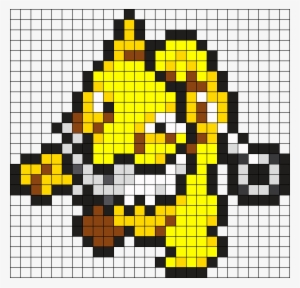 Hypno Pokemon Bead Pattern - Pokemon Perler Hypno