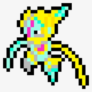 Deoxys Shiny - Deoxys Pokemon Pixel Art