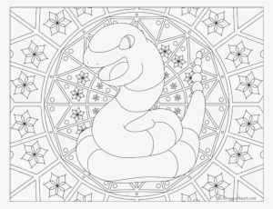 Adult Pokemon Coloring Page Ekans - Pokemon Adult Coloring Pages