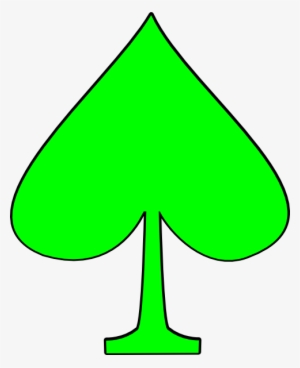How To Set Use Green Spades Icon Png - Green Spade
