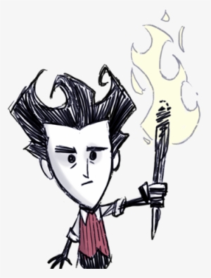Wilson Torch - Don T Starve Characters Png