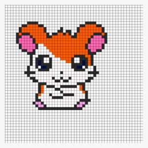 Hamtaro Perler Bead Pattern / Bead Sprite - Pixel Art Animaux Mignon