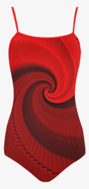 Red Rose Dragon Scales Spiral Strap Swimsuit - Cache Coeur Womens One Piece Swimsuits Passion