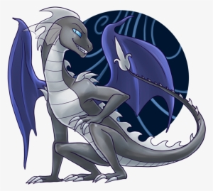 E621 Alpha Channel Anthro Blue Eyes Blue Wings Dragon - Cartoon