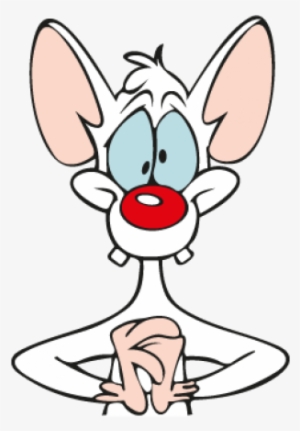 Pink Eo Cerebro Logo Vector - Pinky From Pinky And The Brain