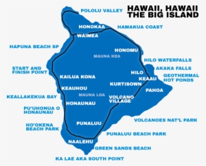 Map Of Our Hawaii Big Island Adventure - Map