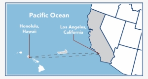 31 Popular California To Hawaii Map Bnhspine Com - Hawaii And Los Angeles