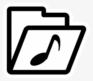 This Free Icons Png Design Of Mono Folder Music