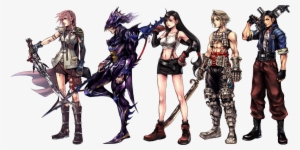 Some Of The New Characters Lightning, Kain, Tifa, Vaan, - Final Fantasy 11 Charaktere