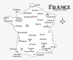 France Cities Map - Map Of France With Giverny