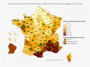 Map Of France - Agricultural Regions In France