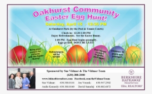 Easter Egg Hunt Saturday, April 15, - Flyer