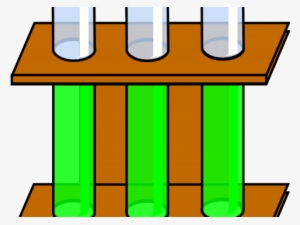 Green Clipart Test Tube - Drawing Test Tube Rack