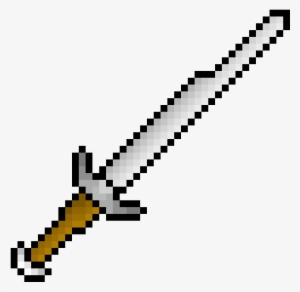 Demo Curved Scimitar - Pixel Sword Clipart