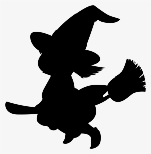 This Free Icons Png Design Of Cartoon Witch Silhouette