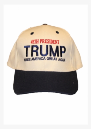 45th President Trump Hat Creme/navy - Donald Trump