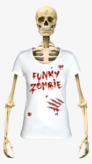 Zombe T-shirt Anti Zombie Funky Zombie For Women - Tee Shirt Zombies