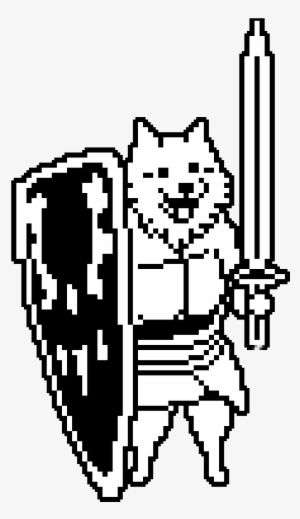 Undertale Lesser Dog Sprite