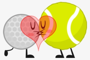 Golfball And Tennisball - Battle For Dream Island Golf Ball And Tennis Ball