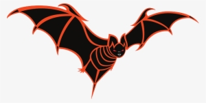 Outline Bat Clipart, Echo - Halloween Scary Bats