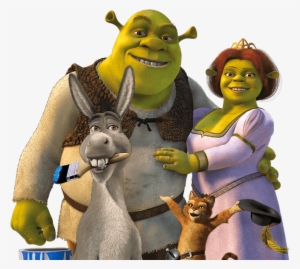 Shrek - Shrek And Fiona And Donkey