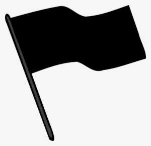 Black And White Flag Clip Art - Flag Clipart Black