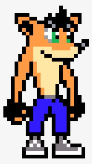 Crash Bandicoot Pixels - Crash Bandicoot Pixel Art