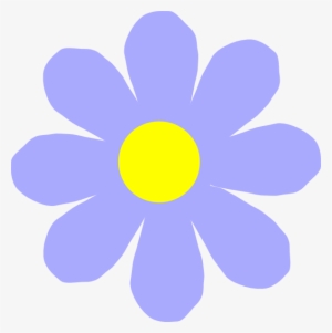 Blue Flower Clip Art At Clker - Flower Clipart